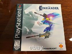 Einhander Pour Sony Playstation Authentic Ps1 Full Cib Squaresoft Shooter