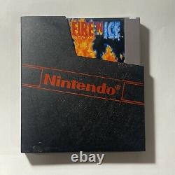 Fire'n Ice Nintendo Nes Authentic Cart & Sleeve Only Great Shape Tested