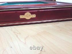 Franklin Mint Collectors Edition Monopoly Complete W Certificat D’authenticité