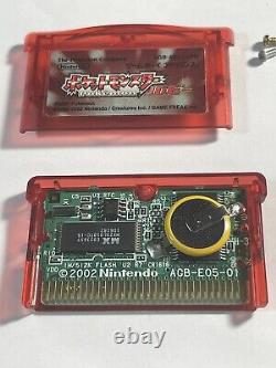 Game Boy Advance Sp Pokemon Authentic Groudon (not A Reshell!) Livré Avec R/s
