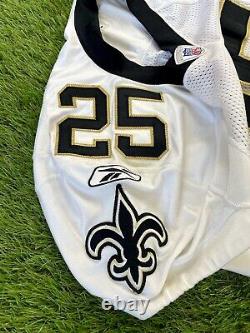 Game Worn Reggie Bush New Orleans Saints NFL Football Jersey Utilisé 2007 Authentic
