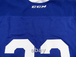Game Worn Toronto Marlies Authentic Ahl Pro Stock Hockey Jersey Leafs #33 Sz 58+
