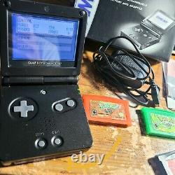 Gameboy Advance Sp Bundle Avec 4 Jeux Pokémon Authentiques