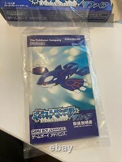 Gba Pokemon Emerald Sapphire Ruby Jeu Garçon Advance Authentique Ne Battery Japonese