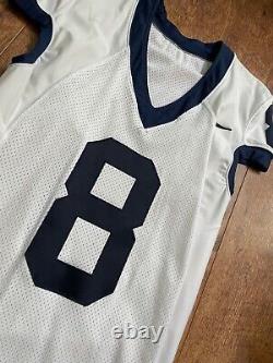Jeu Authentique Nike Penn State Worn #8 Away Jersey Sz 42