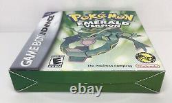 Jeu Boy Advance Pokemon Emerald Complete In Box Authentic/tested/new Battery