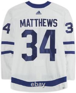 Jeu Utilisé Auston Matthews Maple Leafs Jersey Fanatique Authentique Coa