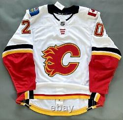 Jeux De Flames De Calgary Orned Authentic Adidas MIC Team LNH Hockey Jersey
