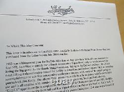 Jim Kelly 1993 Jeu Utilisé/écrit Bills Signé Jersey-lelands Lettre D'authenticité