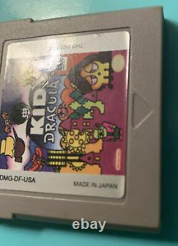Kid Dracula (nintendo Game Boy) - Panier De Jeu Authentique - Gameboy Holy Graal