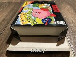 Kirbys Dreamland 3 Super Nintendo Snes Authentic Box + Plateau Seulement Rare Htf