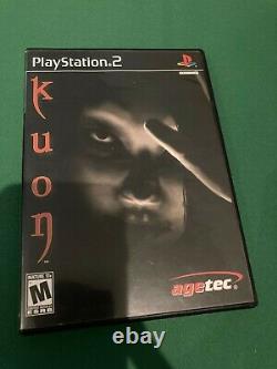 Kuon Ps2 Rare Version Us Playstation 2 Complète Et Authentique