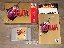 La Légende De Zelda Ocarina Du Temps Nintendo 64 N64 Complet Cib Authentic