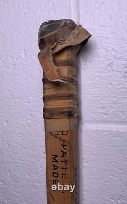 Larry Brown Jeu Authentique Utilisé Vintage Sherwood Bâton De Hockey 17414