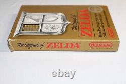 Légende De Zelda Nes Nintendo Complet Cib Authentique Avec Carte! Sceau De Cercle! Royaume