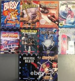 Lot Of 11 Sega Mega Drive Genesis Accolade Ballistic Boxes Authentic Originals