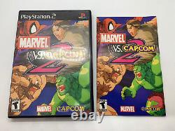 Marvel Vs Capcom 2 Sony Playstation 2 Ps2 2002 Jeu Complet En Boîte Authentique