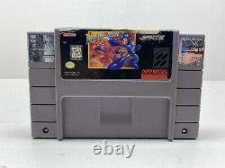 Mega Man 7 (vii) (super Nintendo Snes, 1995) Testé Et Travail Authentique