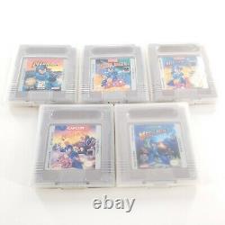 Mega Man I II III IV V 1 2 3 4 5 Lot Nintendo Game Boy Authentic Testé & Works