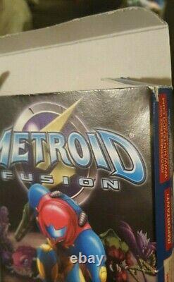 Metroid Fusion Gba Game Boy Advance Cib Complete Authentic Tested
