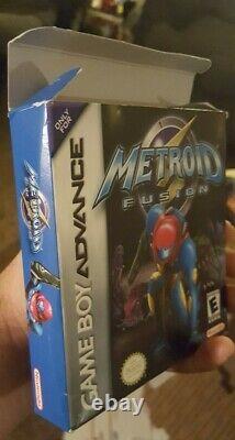 Metroid Fusion Gba Game Boy Advance Cib Complete Authentic Tested