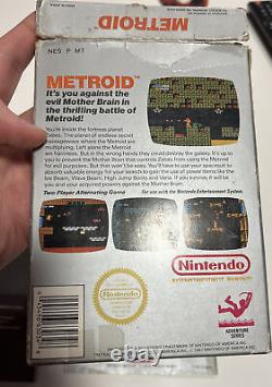 Metroid (nes, 1987) Complète Dans La Boîte Cib 5 Vis Testée Authentique