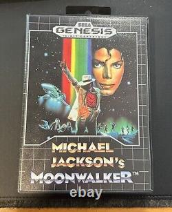 Michael Jackson's Moonwalker (sega Genesis, 1990) Jeu Et Boîte, Travail Authentique