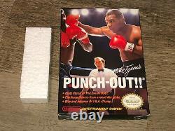 Mike Tyson Punch-out Nintendo Nes Box Seulement Pas De Jeu Près De La Menthe Authentique