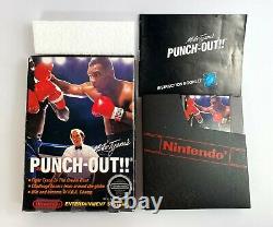 Mike Tyson's Punch Out (nes, 1987) Nintendo Game Box & Manual Tested Authentic