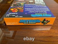 Mission Metroid Zero Pour Gameboy Advance Authentic Complete En Boîte Cib Gba
