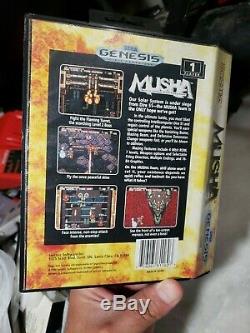 Musha (sega Genesis) Complète Avec Carte D'enregistrement - Authentique - M. U. S. H.