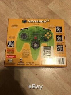 Neon Green Extreme Officiel Nintendo 64 N64 Game Controller In Box Authentique # 1