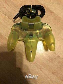 Neon Green Extreme Officiel Nintendo 64 N64 Game Controller In Box Authentique # 1