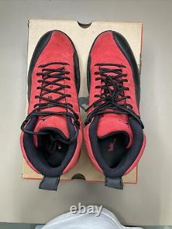 Nike Air Jordan Retro 12 Inverser Flu Game Sz 9.5 100% Authentique Og XII Rouge Noir