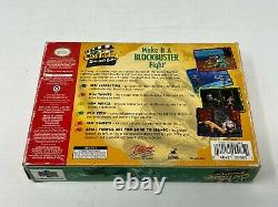 Nintendo 64 N64 Clay Fighter Sculptors Couper Authentique/nettoyé/testé W / Box
