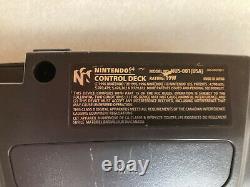 Nintendo 64 N64 Console Bundle Avec Contrôleur + 3 Jeux Authentic & Tested