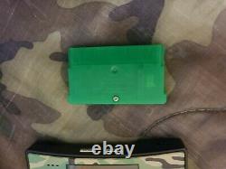 Nintendo Game Boy Micro Console Et Authentique Pokemon Leaf Vert