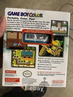 Nintendo Gameboy Couleur Teal Authentic Game Boy Vga Prêt