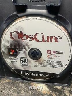 Obscure (sony Playstation 2) Ps2 Ntsc Complet, Cib Testé Authentique, Rare