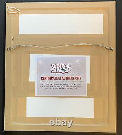 Ohio State Authentic Game Used Turf Frame Coa Buckeyes 18x21 2014 -2021 Champs