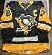 Pittsburgh Penguins Sidney Crosby Mic Team Publié Authentic Game Jersey, Sz 56