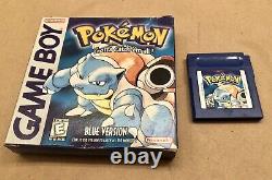Pokemon Blue Version (nintendo Game Boy) En Boîte Testé Travail Authentique