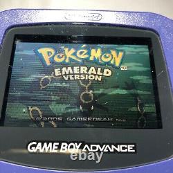 Pokémon Emerald Garanti Authentique Version Game Boy Advance Gba Nouvelle Batterie