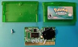 Pokemon Emerald Version Avec Manuel Gba Nouvelle Batterie Jeu Boy Advance Authentic