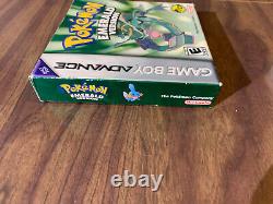 Pokemon Emerald Version (nintendo Game Boy Advance, Gba) Complete Authentic