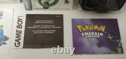 Pokemon Emeraude Avec Bonus Case Version Boîte Jeu Boy Advance Authentic Complete