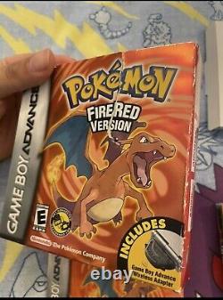 Pokemon Fire Red Version (game Boy Advance, 2004) Cib Complete Authentic Gba Box