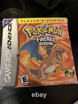 Pokemon Firered (game Boy Advance, 2004) Fire Red Authentic Complete Cib