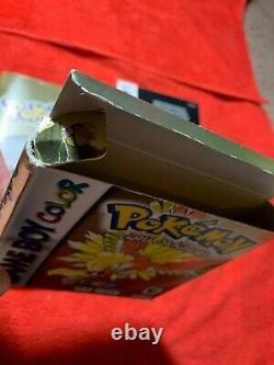 Pokemon Gold Game Boy Couleur Complète Dans La Boîte Authentique Testé Bonne Batterie