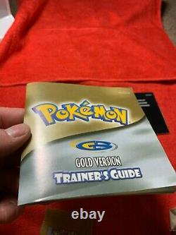 Pokemon Gold Game Boy Couleur Complète Dans La Boîte Authentique Testé Bonne Batterie